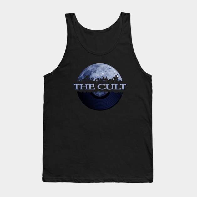 The Cult blue moon vinyl Tank Top by hany moon